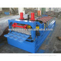 Colored roof tile rolling machine